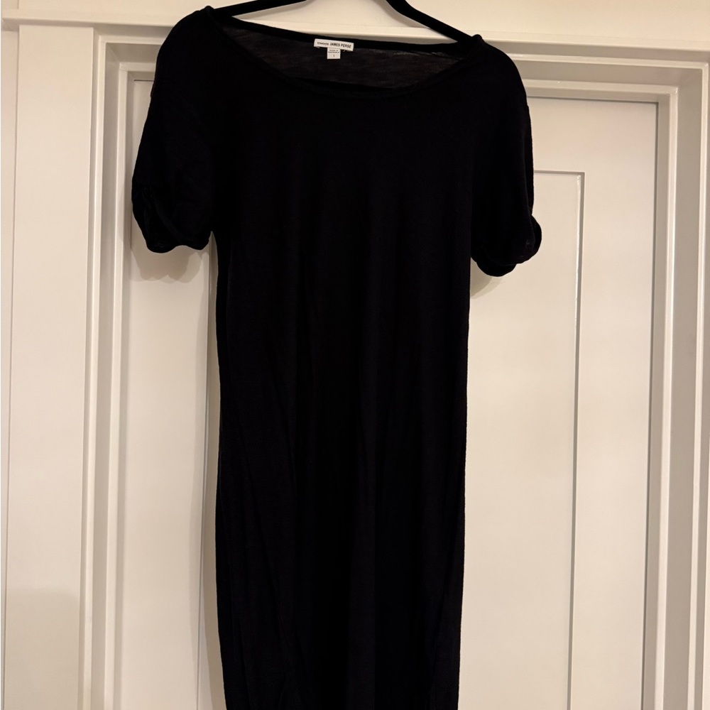 Black Short Sleeve Dress
